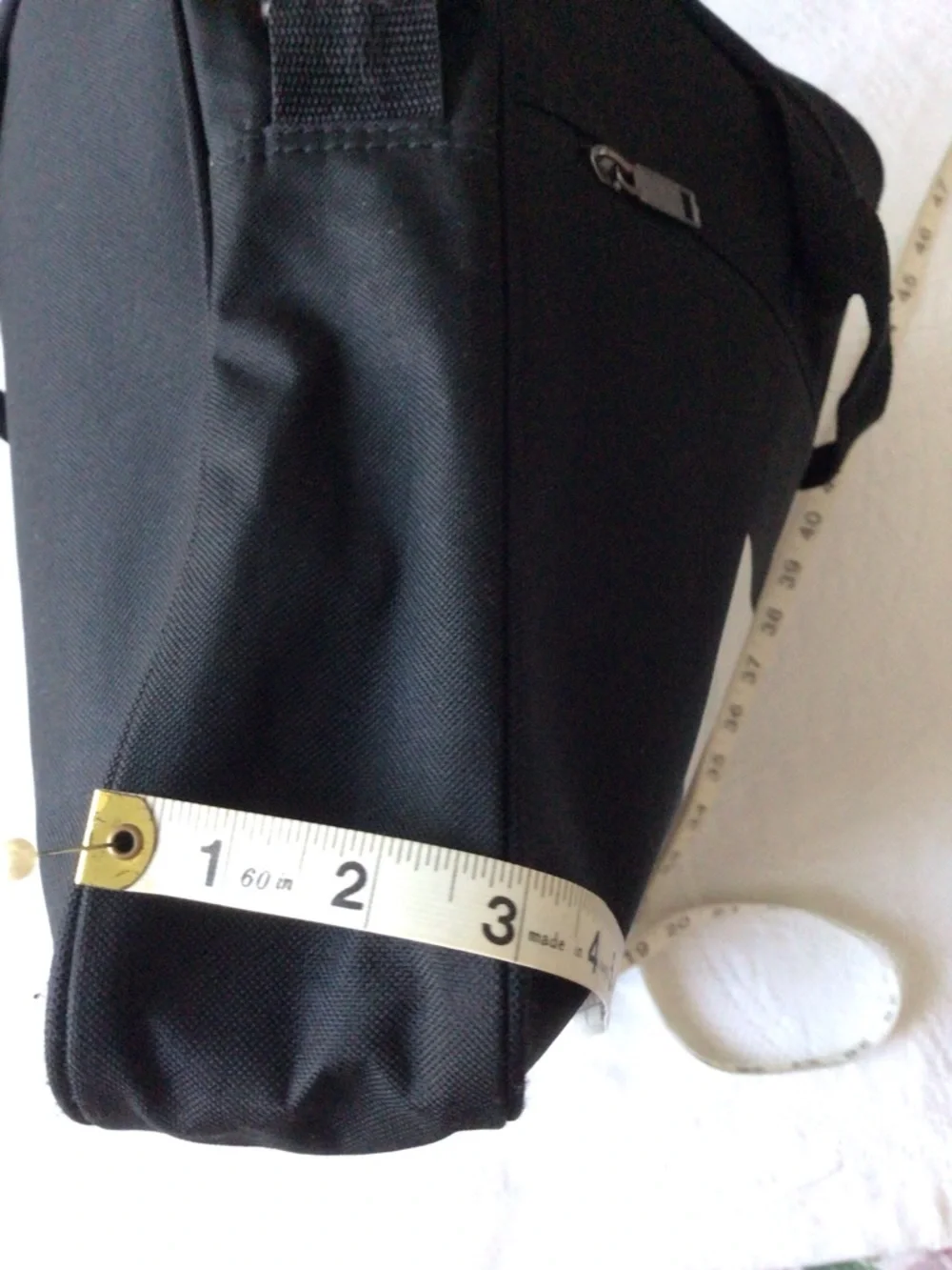 Black Laptop Bag with Adjustable Shoulder Strap